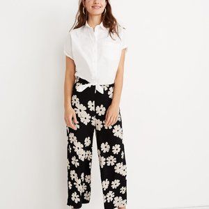 Women's Madewell Pull-On Crop Pants in Ikat Floral Size Small